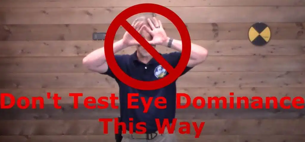 dont test eye dominance this way
