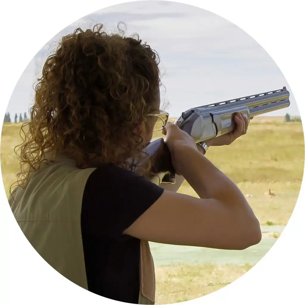 Woman,Practicing,Shooting,In,The,Field