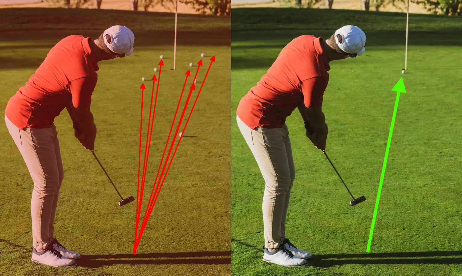 golf before after vision training