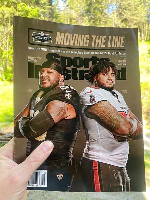 Sports Illustrated - Vision Training Featured in Total Athlete Issue