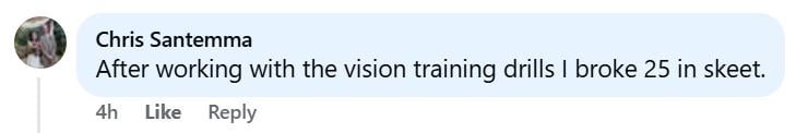 fb comment chris broke 25 after doing the drills