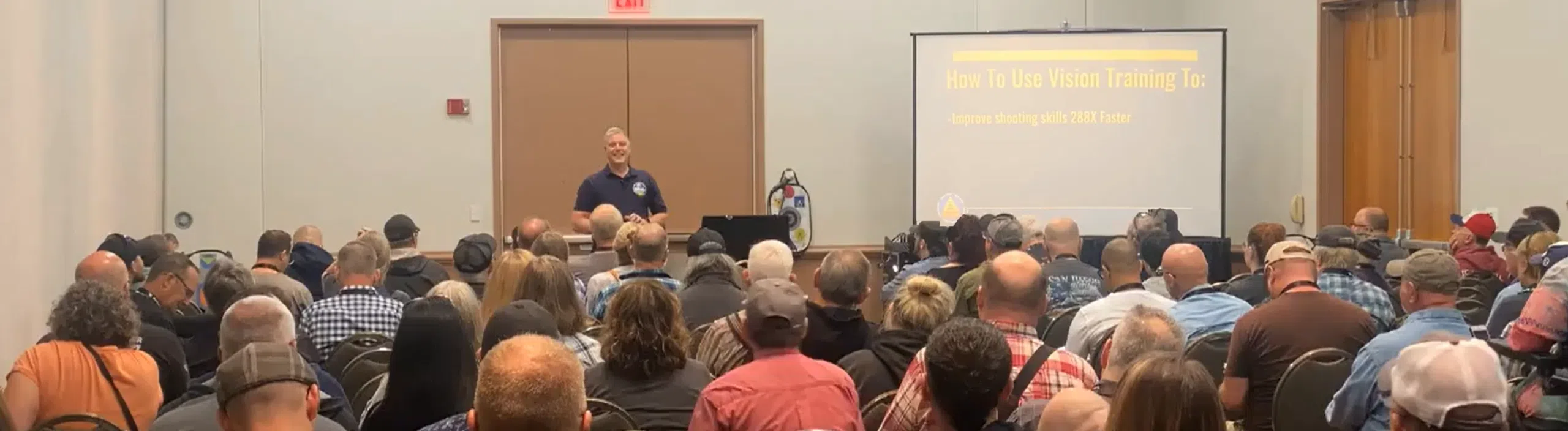 Ox speaking at the 2023 USCCA Expo